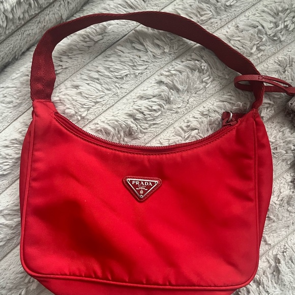 Prada Red Shoulder Bag - Picture 3 of 6
